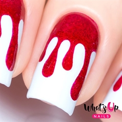 Dripping Stencils, 2 ark, (72 stk) Whats Up Nails