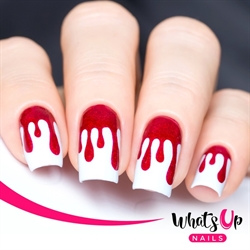 Dripping Stencils, 2 ark, (72 stk) Whats Up Nails