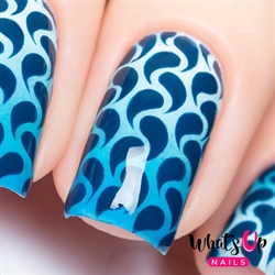 Droplets Stencils, 2 ark, (24 stk) Whats Up Nails
