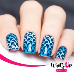 Droplets Stencils, 2 ark, (24 stk) Whats Up Nails