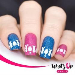 Easter Stencils, 2 ark, (40 stk) Whats Up Nails
