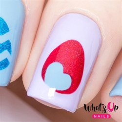 Egg Hunt Stencils, 2 ark, (40 stk) Whats Up Nails