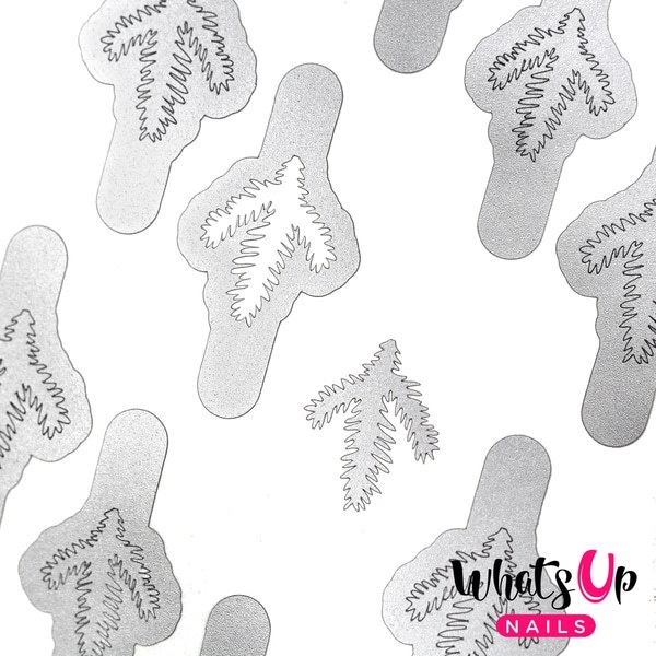 Evergreen Stencils, 2 ark, (40 stk) Whats Up Nails