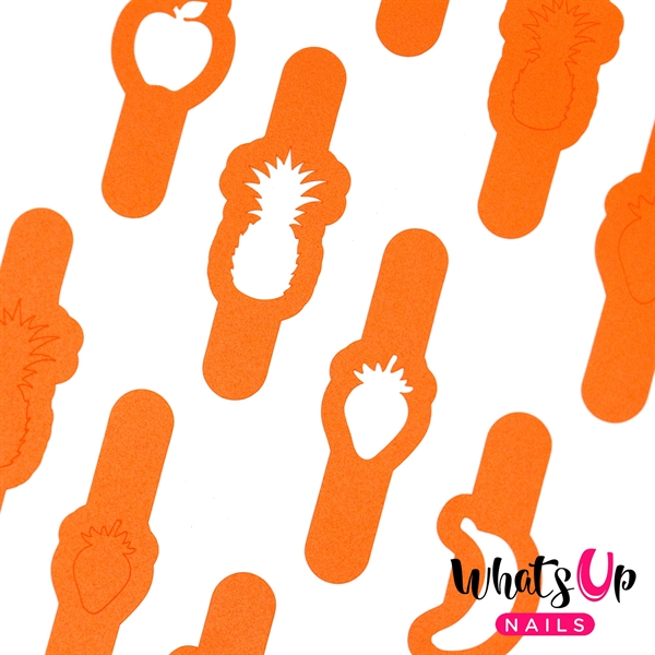 WV372 Fruits Stencils, 2 ark, (40 stk) Whats Up Nails