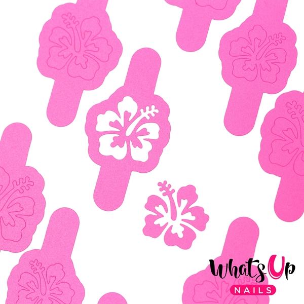 Hibiscus Stencils, 2 ark, (40 stk) Whats Up Nails