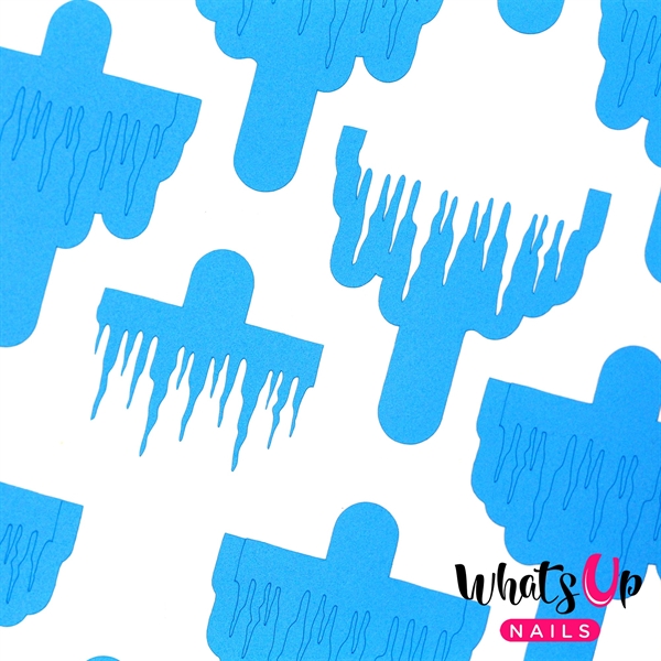 Icicles Stencils, 2 ark, (60 stk) Whats Up Nails