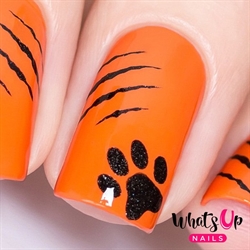 Kitty Scratch Stencils, 2 ark, (40 stk) Whats Up Nails