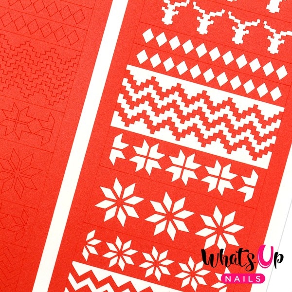 Knit Your Own Sweater Tape, 2 ark, (168 stk) Whats Up Nails