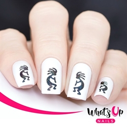 Kokopelli Stencils, 2 ark, (40 stk) Whats Up Nails