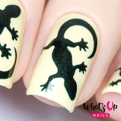 Lizard Stencils, 2 ark, (40 stk) Whats Up Nails