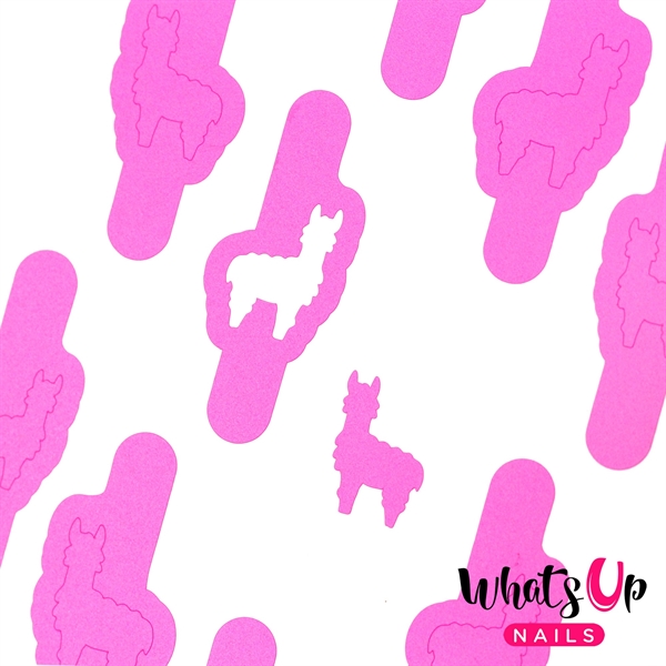 Llama Stencils, 2 ark, (40 stk) Whats Up Nails
