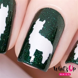 Llama Stencils, 2 ark, (40 stk) Whats Up Nails