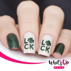 Luck Stencils, 2 ark, (40 stk) Whats Up Nails