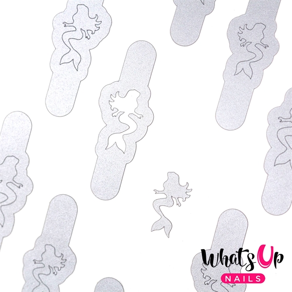 Mermaid Stencils, 2 ark, (40 stk) Whats Up Nails