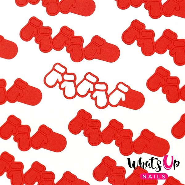 Mittens Stencils, 2 ark, (48 stk) Whats Up Nails