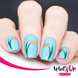 Narcissus Stencils, 2 ark, (40 stk) Whats Up Nails