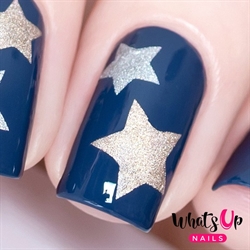 Northern Star Stencils, 2 ark, (40 stk) Whats Up Nails