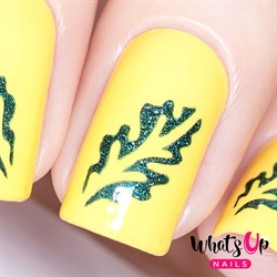Oak Leaf Stencils, 2 ark, (40 stk) Whats Up Nails