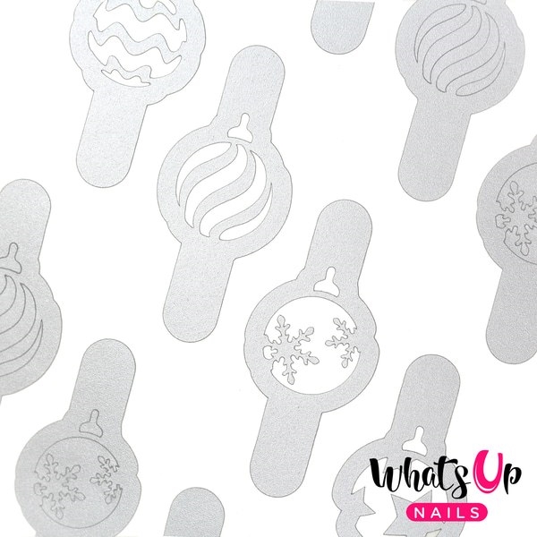 Ornament Stencils, 2 ark, (40 stk) Whats Up Nails
