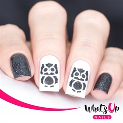 Owl Stencils, 2 ark, (40 stk) Whats Up Nails