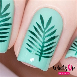 Palm Leaf Stencils, 2 ark, (30 stk) Whats Up Nails