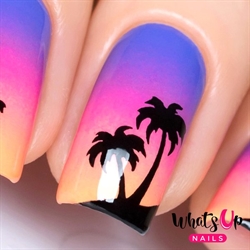 Palm Stencils, 2 ark, (40 stk) Whats Up Nails