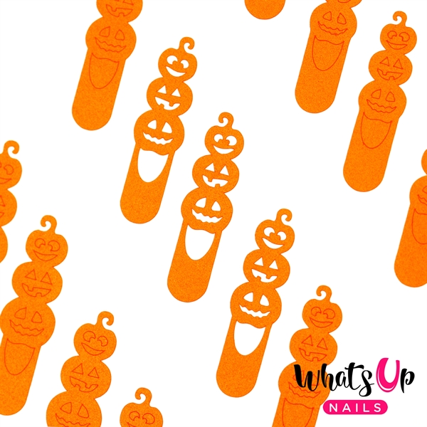 Pumpkin Topiary Stencils, 2 ark, (50 stk) Whats Up Nails