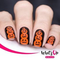 Pumpkin Topiary Stencils, 2 ark, (50 stk) Whats Up Nails