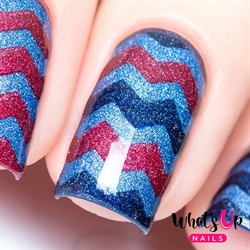 Regular Zig Zag Tape, 2 ark, (244 stk) Whats Up Nails