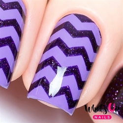 Regular Zig Zag Tape, 2 ark, (244 stk) Whats Up Nails