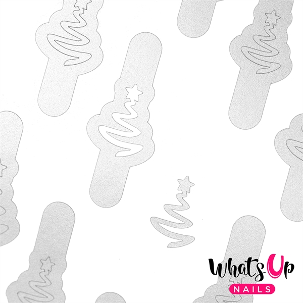 Ribbon Tree Stencils, 2 ark, (40 stk) Whats Up Nails