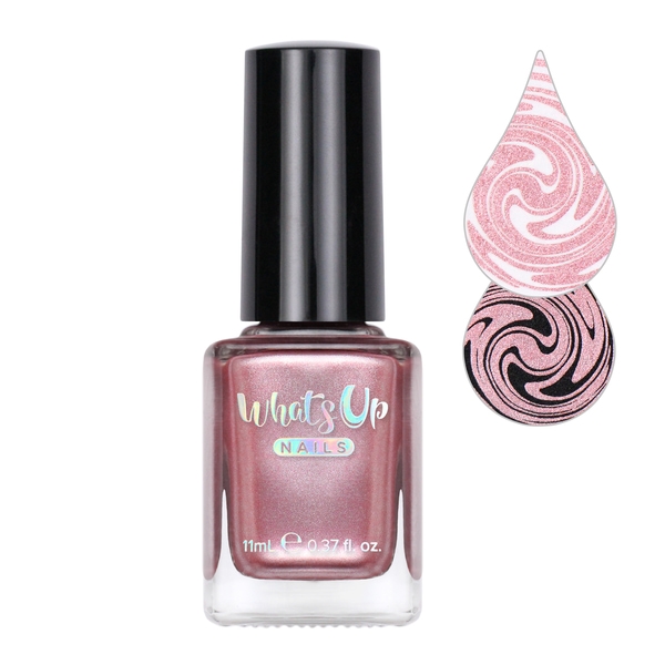Roses are Gold, Rosa guld stamping neglelak, Whats Up Nails