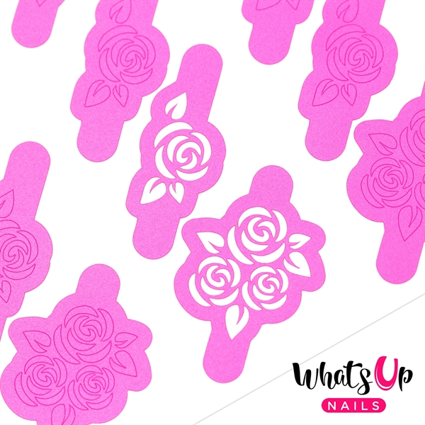 Roses Stencils, 2 ark, (40 stk) Whats Up Nails