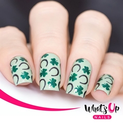 Saint Patrick\'s Stencils, 2 ark, (24 stk) Whats Up Nails