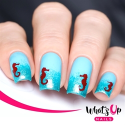 Seahorse Stencils, 2 ark, (40 stk) Whats Up Nails