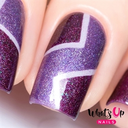 Skinny Chevron Tape, 2 ark, (360 stk) Whats Up Nails