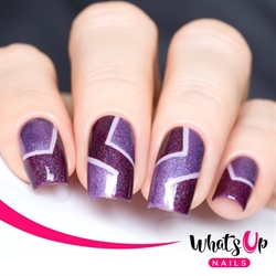 Skinny Chevron Tape, 2 ark, (360 stk) Whats Up Nails