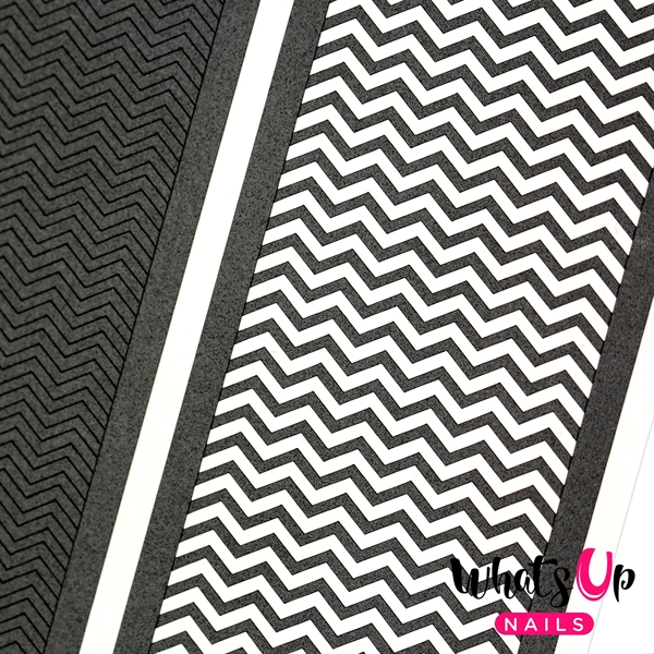 Skinny Zig Zag Tape, 2 ark, (396 stk), Whats Up Nails