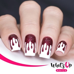 Slime Drips Stencils, 2 ark, (60 stk) Whats Up Nails