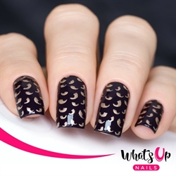 Spooky Eyes Stencils, 2 ark, (24 stk) Whats Up Nails