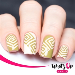 Square Spiral Tape, 2 ark, (96 stk) Whats Up Nails
