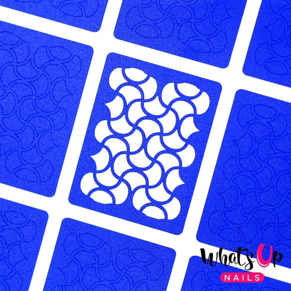 Squiggles Stencils, 2 ark, (24 stk) Whats Up Nails