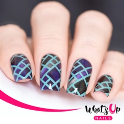 Stained Glass Stencils, 2 ark, (24 stk) Whats Up Nails