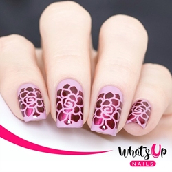 Succulent Stencils, 2 ark, (30 stk) Whats Up Nails
