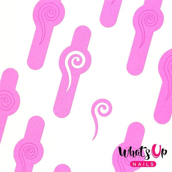 Swirl Stencils, 2 ark, (40 stk) Whats Up Nails
