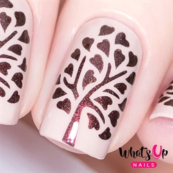 Tree of Love Stencils, 2 ark, (36 stk) Whats Up Nails
