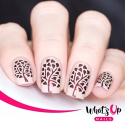 Tree of Love Stencils, 2 ark, (36 stk) Whats Up Nails