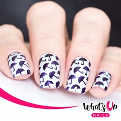 Umbrellas Stencils, 2 ark, (24 stk) Whats Up Nails
