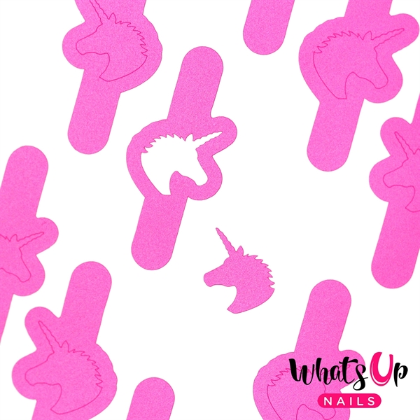Unicorn Head Stencils, 2 ark, (40 stk) Whats Up Nails