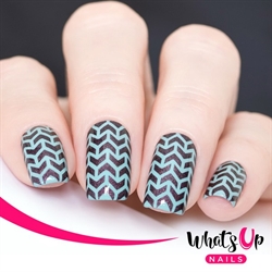 V-Pattern Stencils, 2 ark, (24 stk) Whats Up Nails